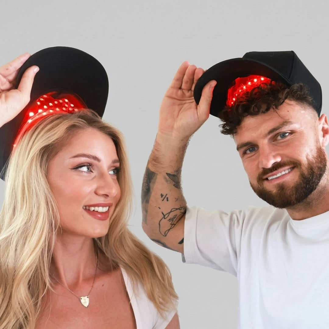 Casquette LED HairRevive - La Thérapie Lumière Rouge pour Retrouver Vos Cheveux
