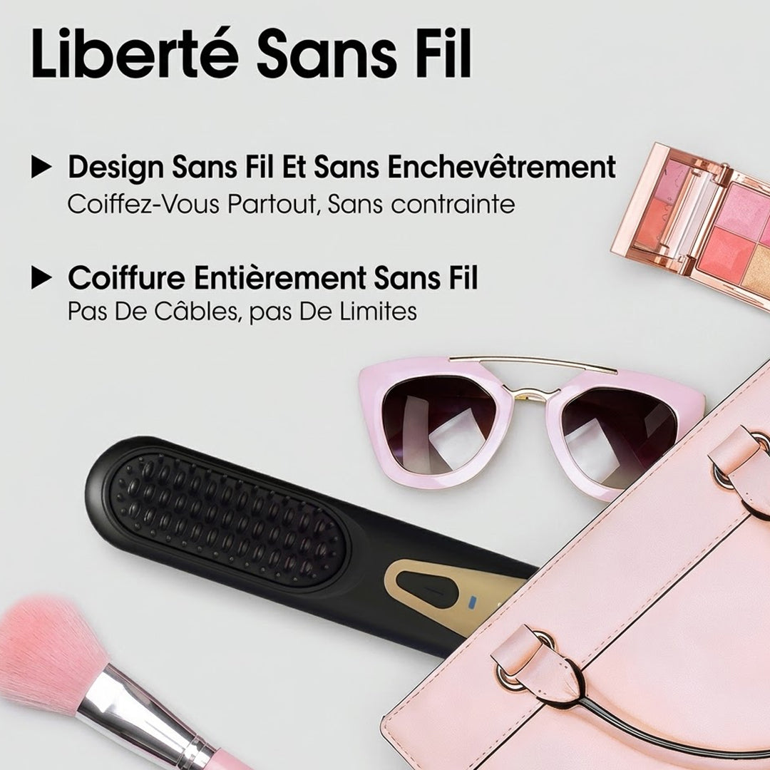 AirSmooth Comb — Lissez. Sans Fil. Sans Brûlure. Partout.