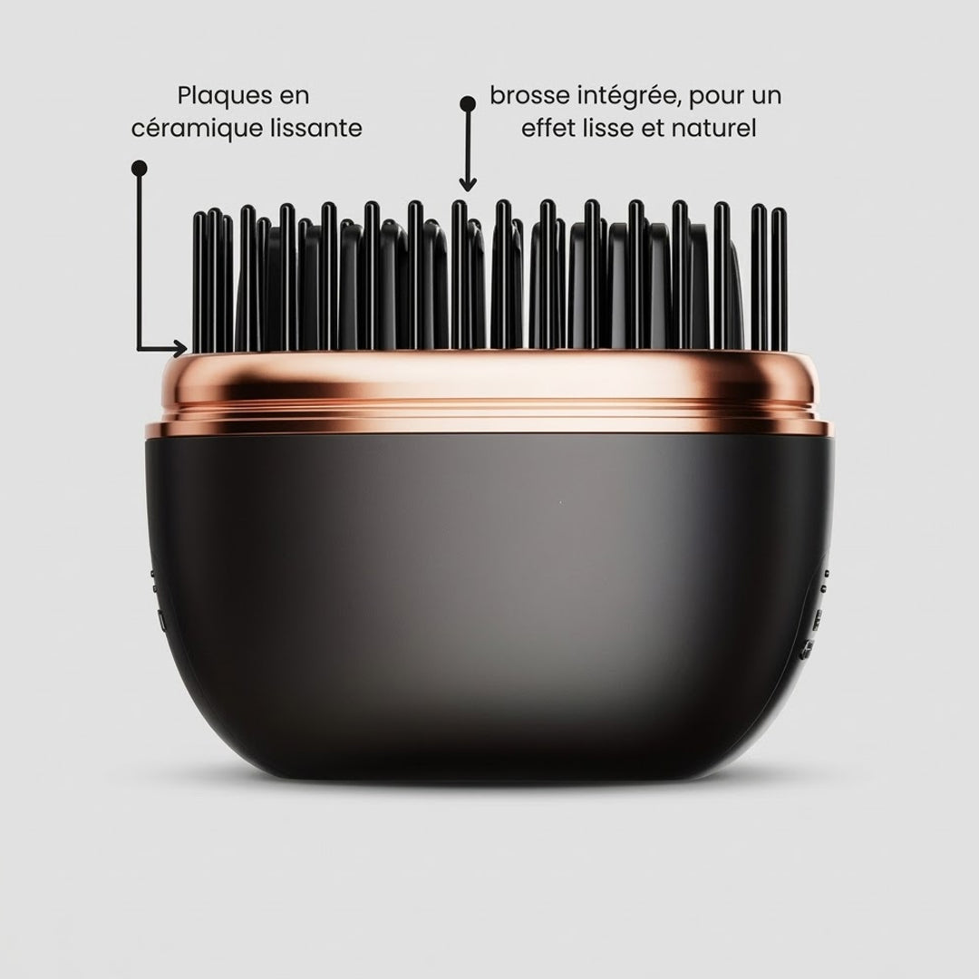 BrushGo — La Mini Brosse Lissante Sans Fil